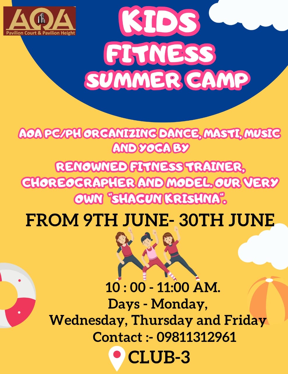 Kids fitness summercamp video